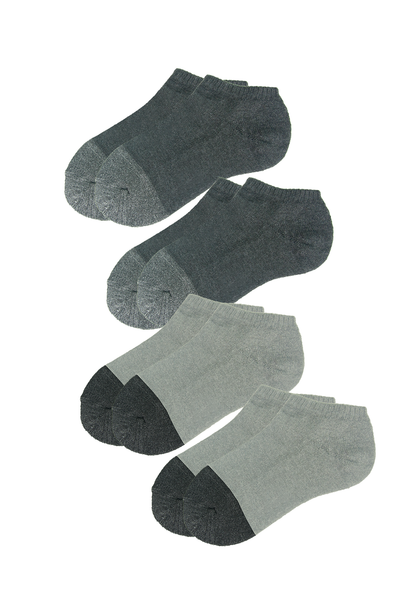 Copy of Low Cut Trainer Socks with Bamboo Charcoal for Men (4 pairs) - Sunna Character