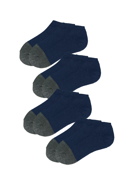 Copy of Low Cut Trainer Socks with Bamboo Charcoal for Men (4 pairs) - Sunna Character