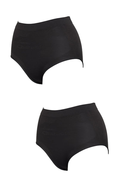 Mid-Waist Slim Wear 中腰竹炭瘦身內褲(2件) 1169 - Sunna Character