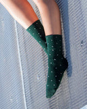 Polka Dot Mid Height Non-Binding Socks (4pairs) - Sunna Character