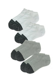 Low Cut Trainer Socks with Bamboo Charcoal (4 pairs) - Sunna Character