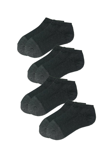 Low Cut Trainer Socks with Bamboo Charcoal (4 pairs) - Sunna Character