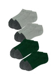 Low Cut Trainer Socks with Bamboo Charcoal (4 pairs) - Sunna Character