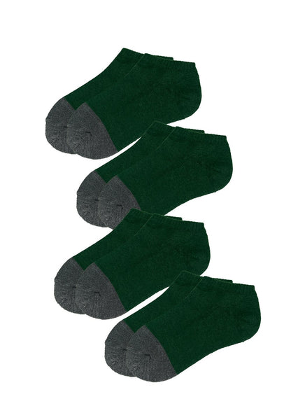 Low Cut Trainer Socks with Bamboo Charcoal (4 pairs) - Sunna Character