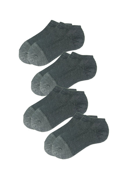 Low Cut Trainer Socks with Bamboo Charcoal (4 pairs) - Sunna Character