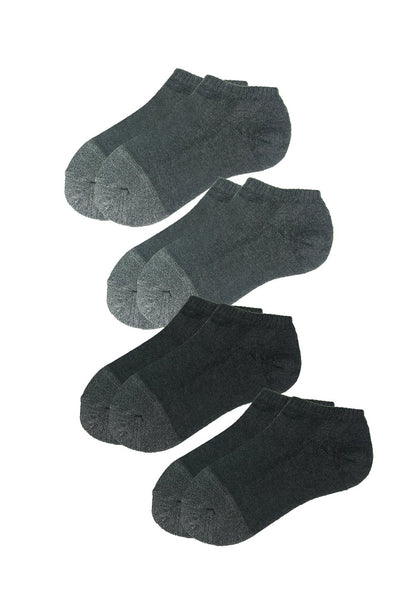 Low Cut Trainer Socks with Bamboo Charcoal (4 pairs) - Sunna Character