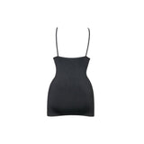 Thin Straps Vest with Bamboo Charcoal Fabric 2137-BLK - Sunna Character